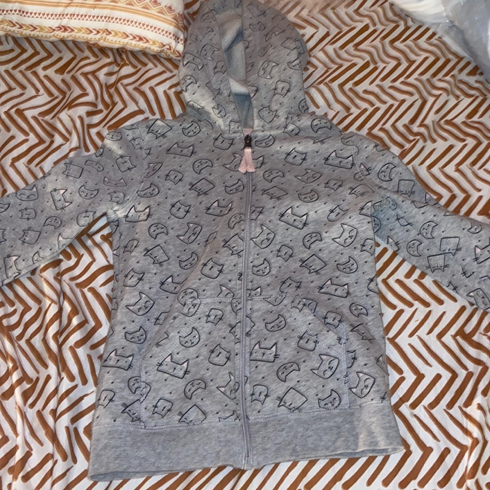 cat and jack zip up jacket little girls